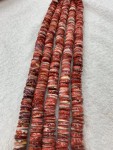 Spiny Oyster Shell Rodelle Beads 18mm Red