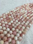 Pink Conch Shell Round Beads 10mm 16 inches