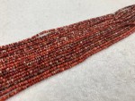 Spiny Oyster Shell Rondelle Beads 4mm Red