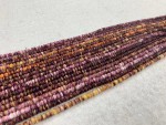 Purple Spiny Oyster Shell Rondelle Beads 6mm (AB)