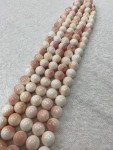 Queen Conch Shell Round Beads 16mm 16 inches
